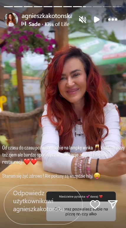 Agnieszka Kotońska ile schudła