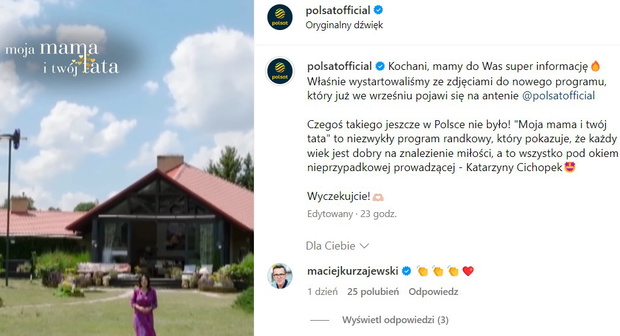 Nowy program Katarzyny Cichopek