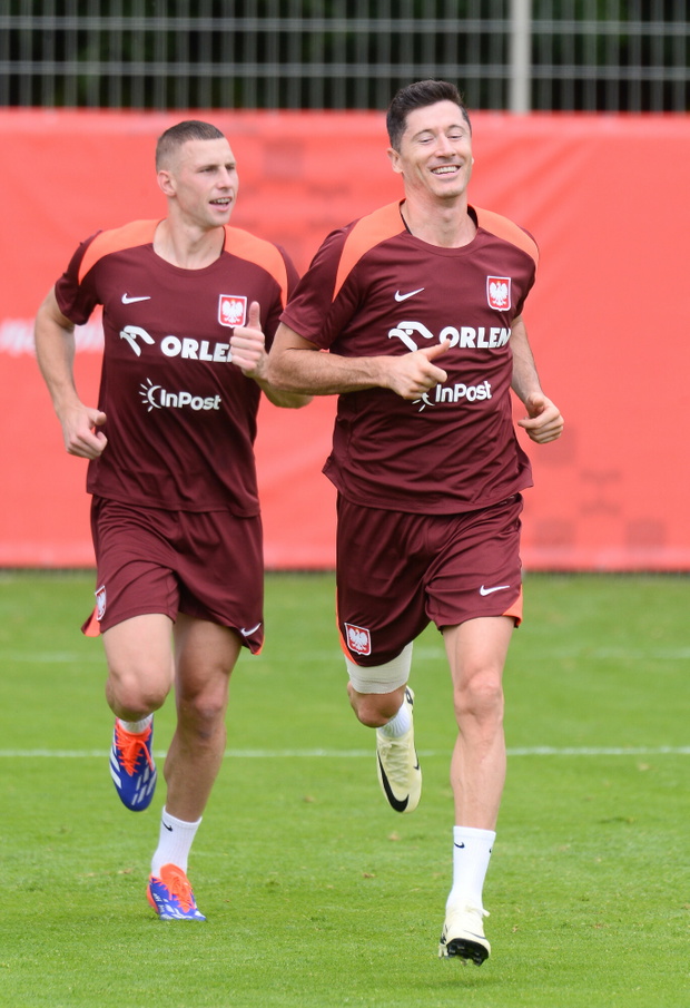 Jakub Piotrowski i Robert Lewandowski