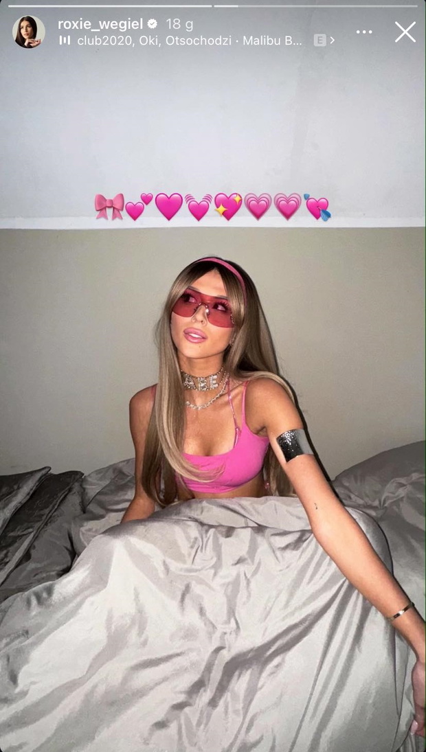 Roksana Węgiel jak Barbie