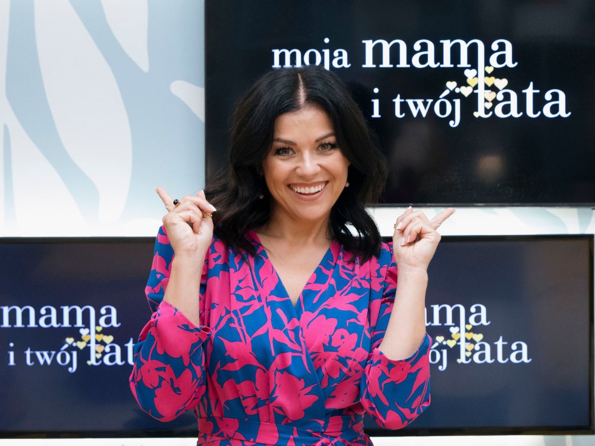 Katarzyna Cichopek na planie nowego programu Polsatu