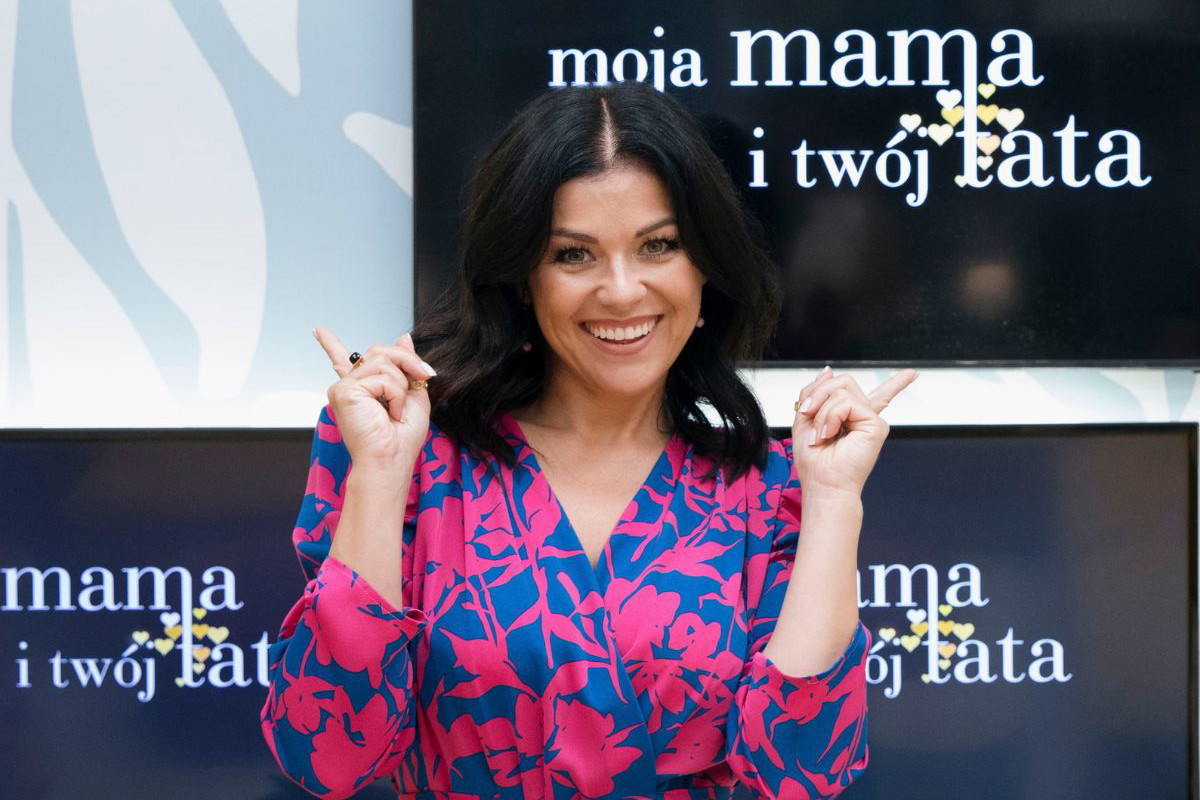 Katarzyna Cichopek na planie nowego programu Polsatu
