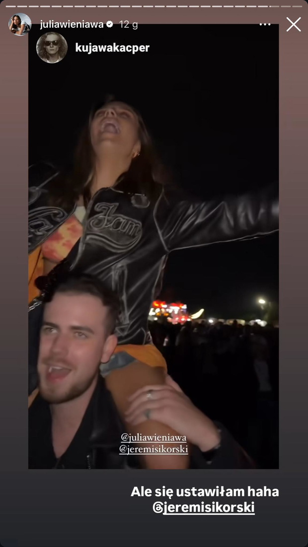 Julia Wieniawa bawi się na Open'er Festiwal