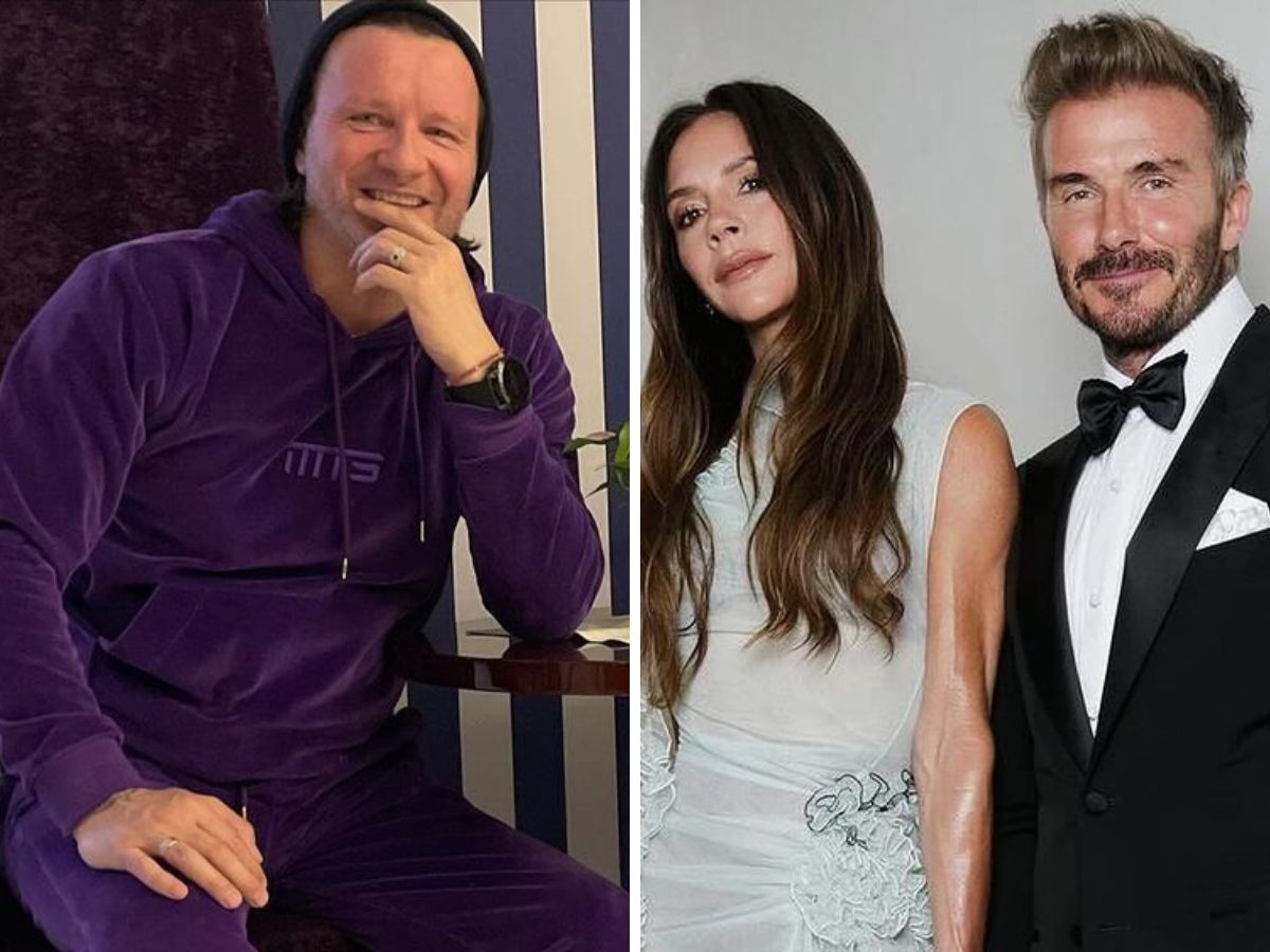 Radosław Majdan, David Beckham, Victoria Beckham