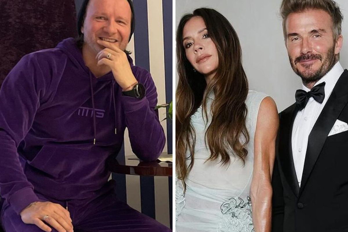 Radosław Majdan, David Beckham, Victoria Beckham