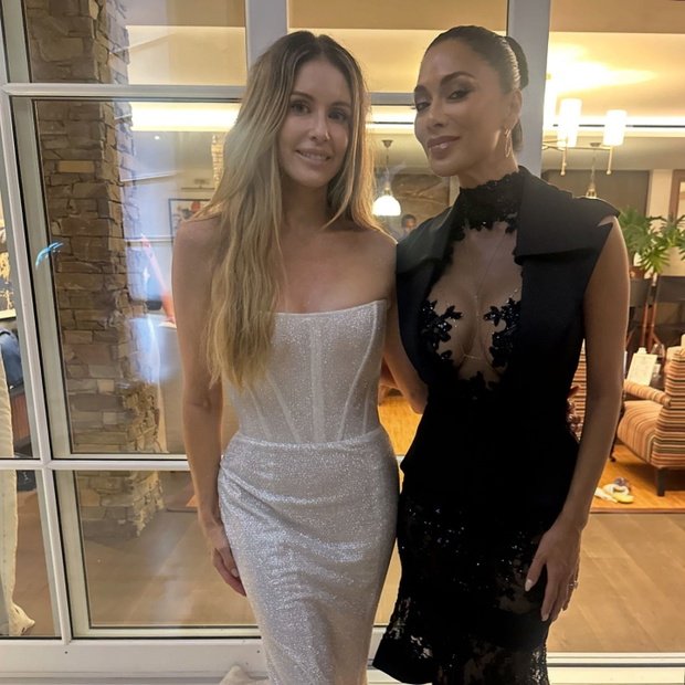 Małgorzata Rozenek i Nicole Scherzinger na urodzinach Pawła Marchewki