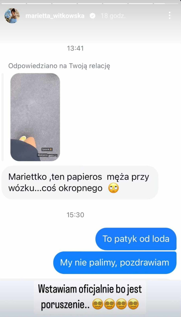 Marietta z Hotelu Paradise odpowiada internautce