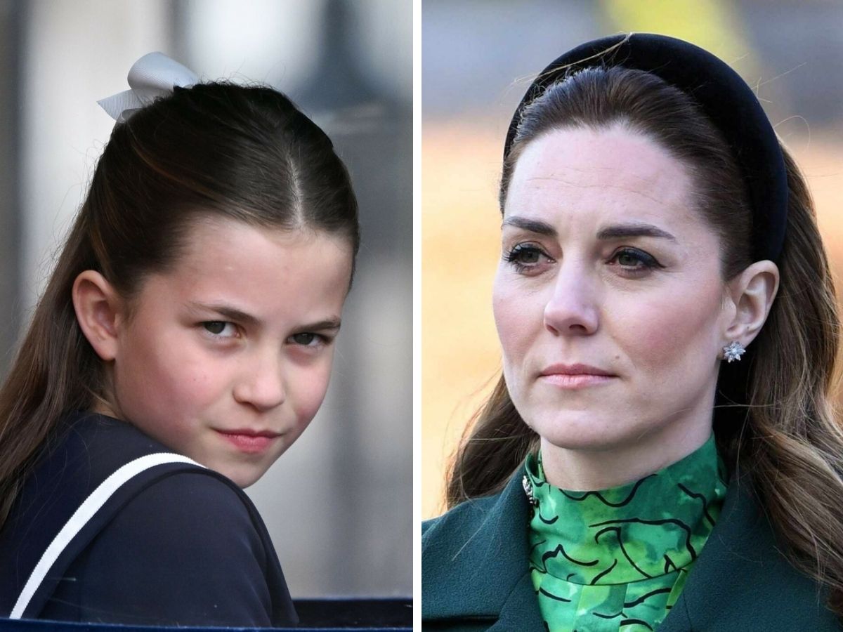 Księżniczka Charlotte i księżna Kate