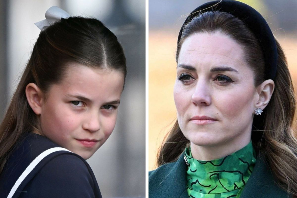 Księżniczka Charlotte i księżna Kate