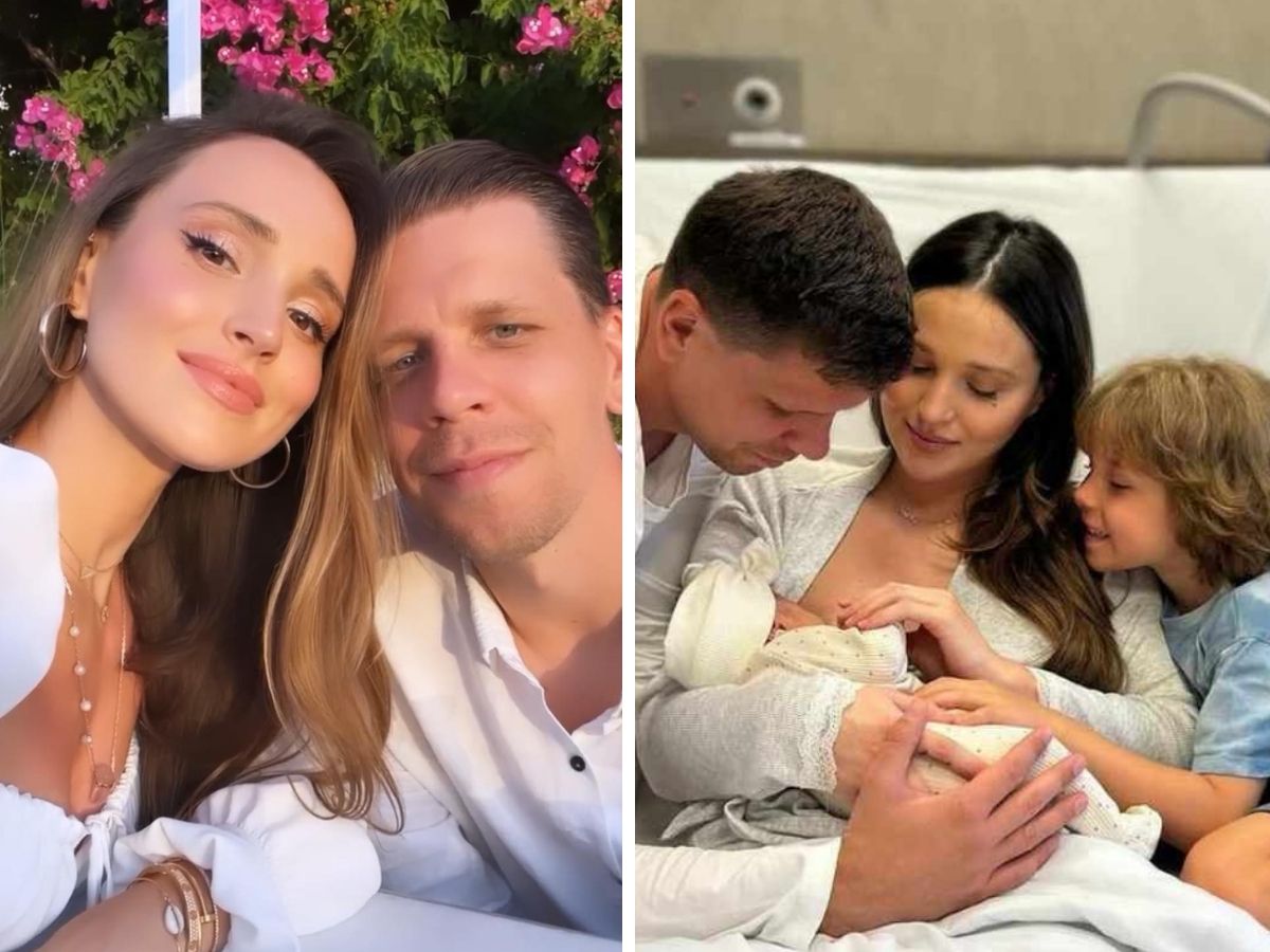 Marina Łuczenko i Wojciech Szczęsny