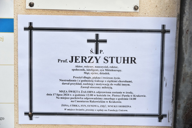 Pogrzeb Jerzego Stuhra