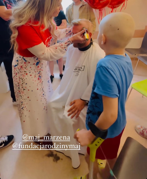 Bartek Jędrzejak zgolił się na łyso