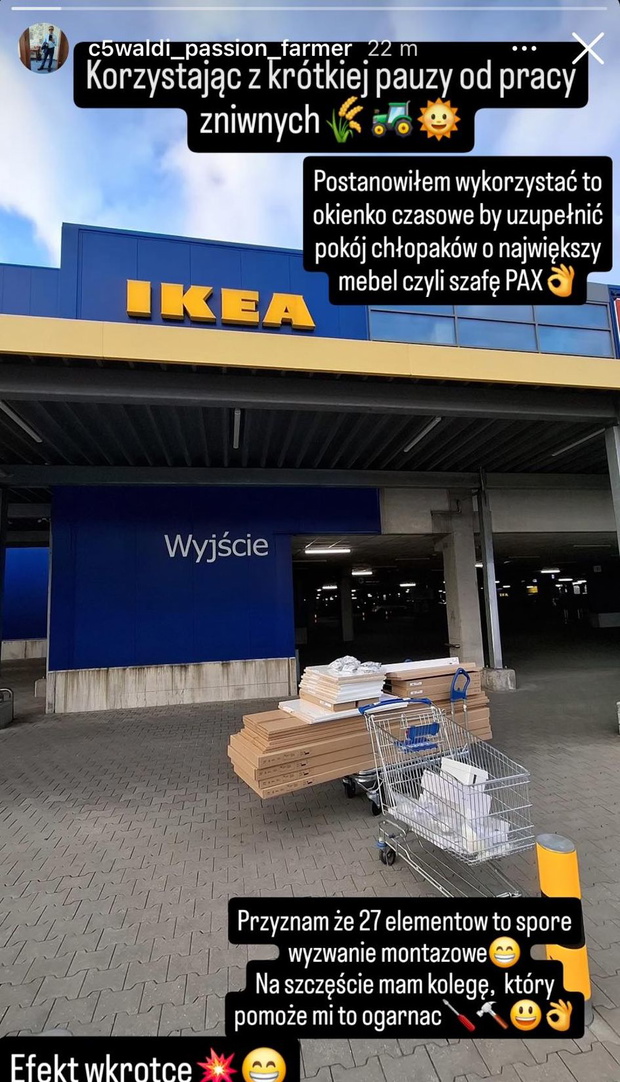 Waldemar z Rolnik szuka żony pokazał, jak dba o swojego syna i syna Doroty