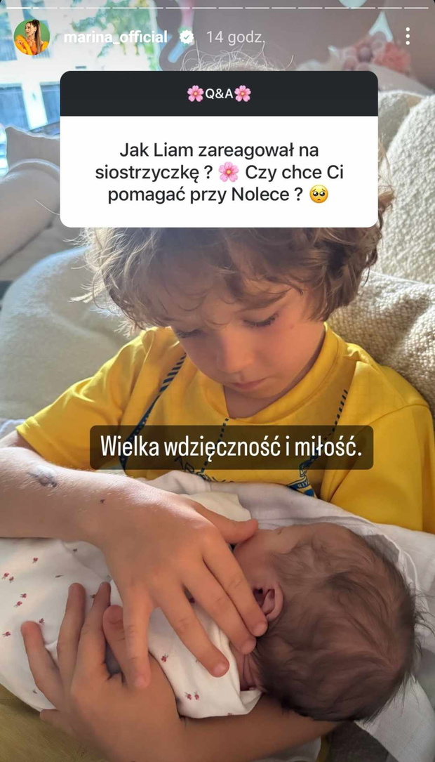 Marina Łuczenko-Szczęsna o relacji Liama i Noelii