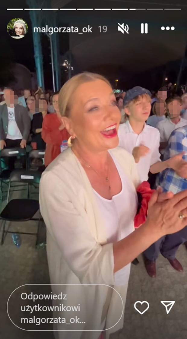Małgorzata Królikowska na festiwalu 4