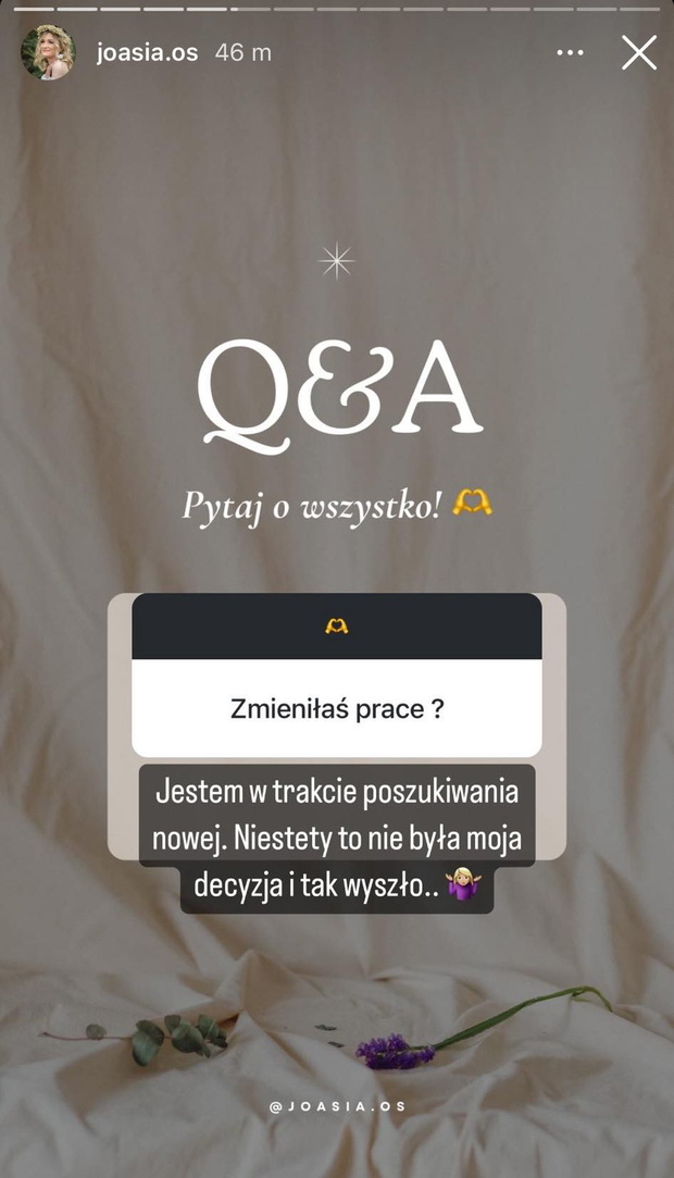 Joanna z Rolnik szuka żony ogłasza zmiany