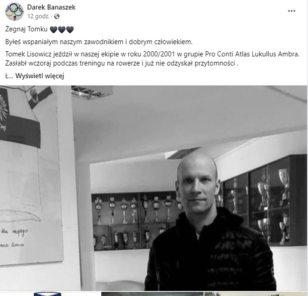 Nie żyje Tomasz Lisowicz