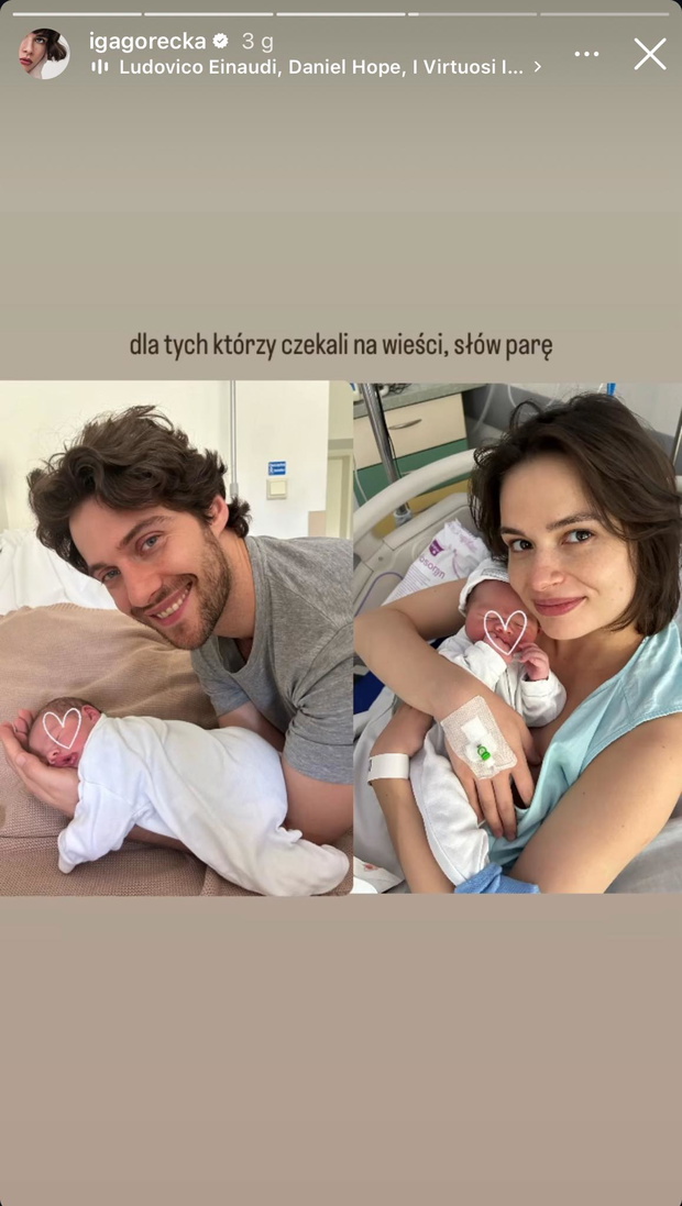 Iga Górecka została mamą