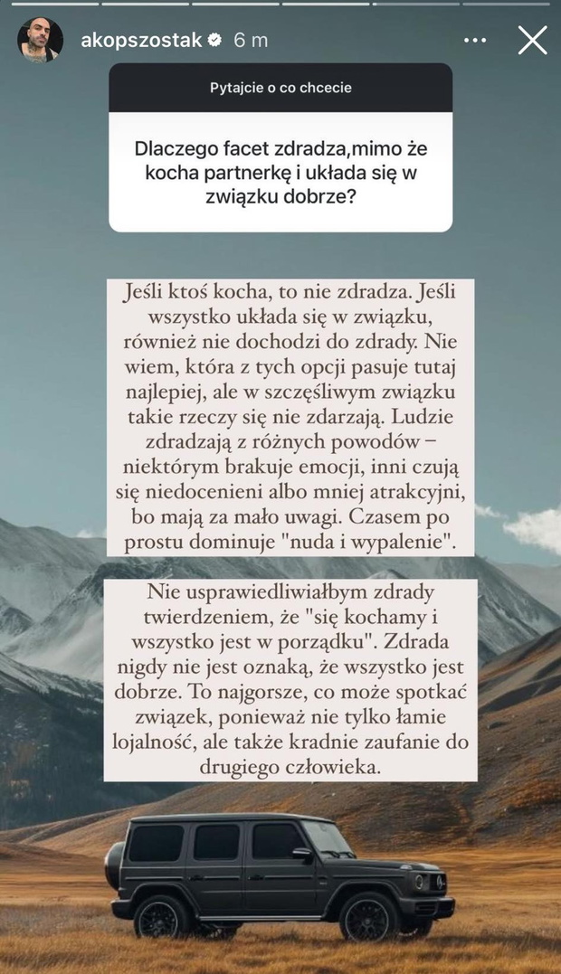Akop Szostak - pytanie i odpowiedź