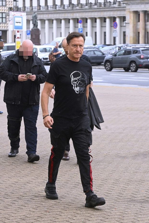 Jacek Kawalec na pogrzebie Krzysztofa Banaszyka