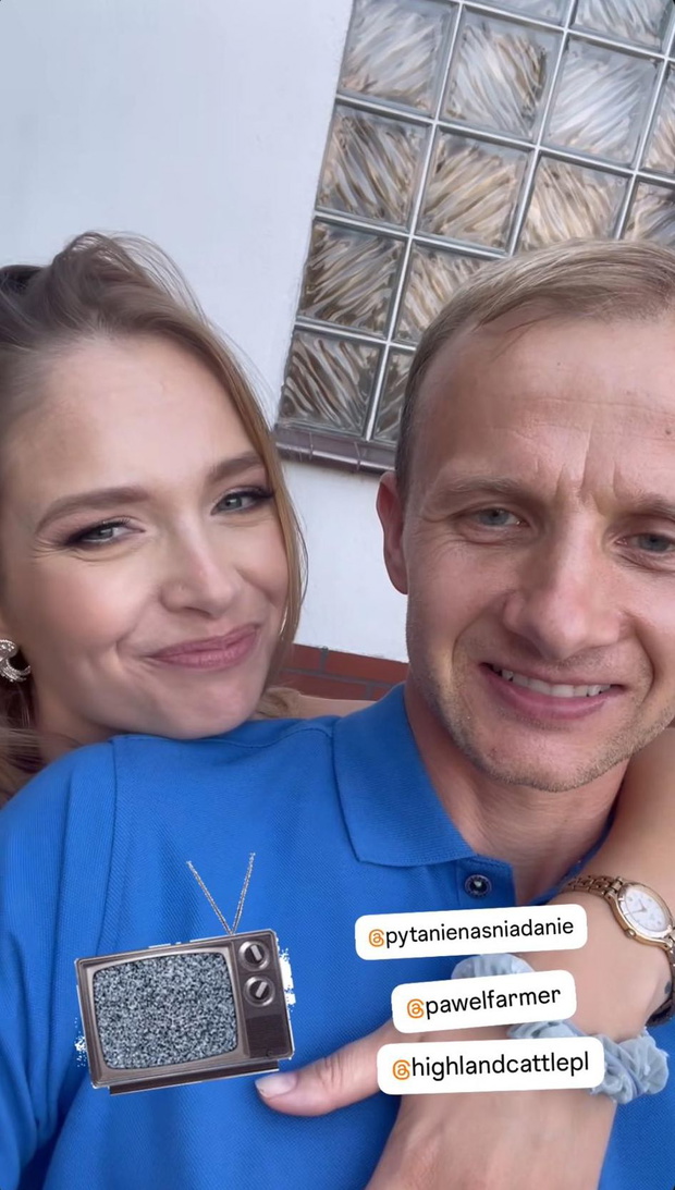 Marta i Paweł z Rolnik szuka żony ochrzcili córkę