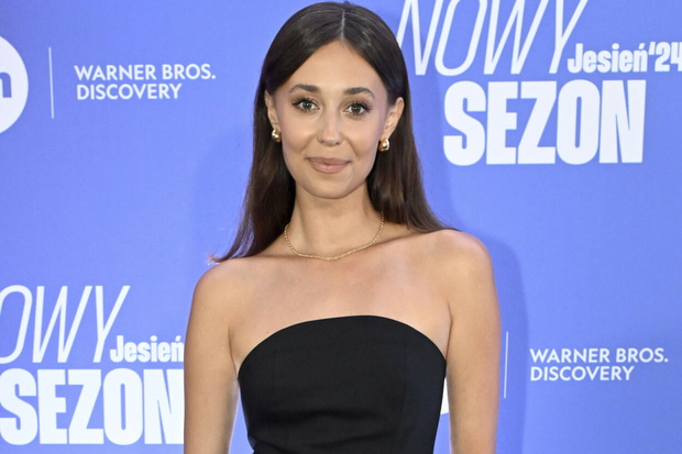 Izabella Krzan na pokazie jesiennej ramówki TVN