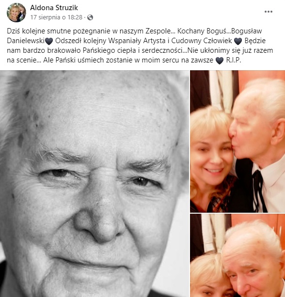 Nie żyje Bogusław Danielewski