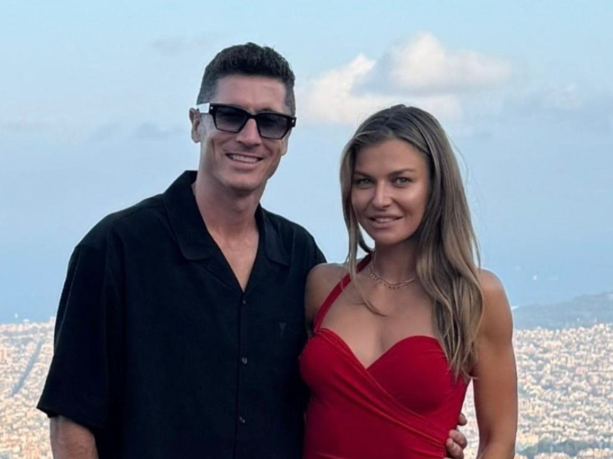 Ania i Robert Lewandowscy