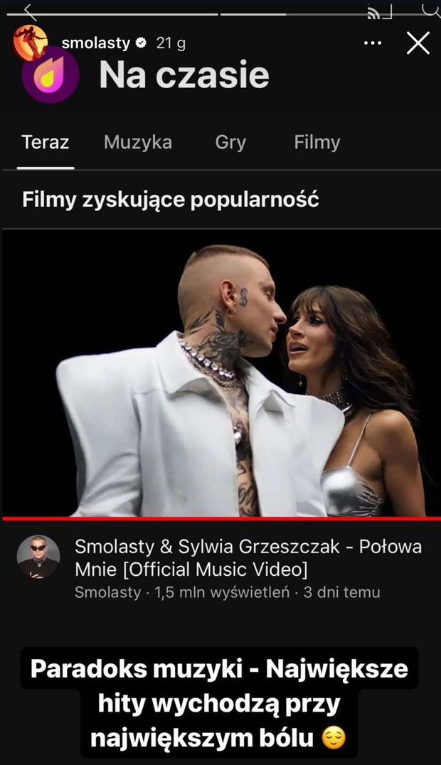 Smolasty ogłosił rozstanie