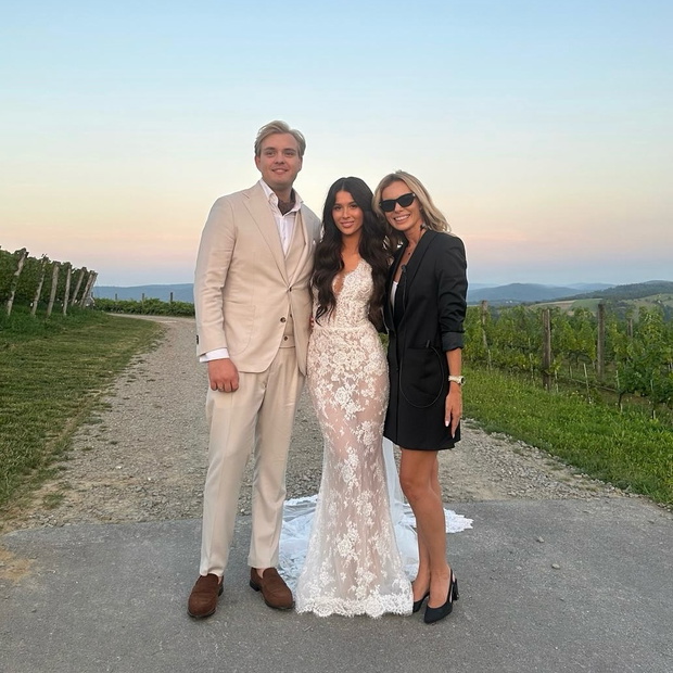Izabela Janachowska na ślubie Roxie i Kevina