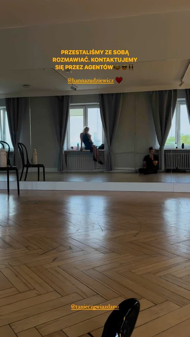 Filip Bobek i Hanna Żudziewicz na treningach do Tańca z Gwiazdami