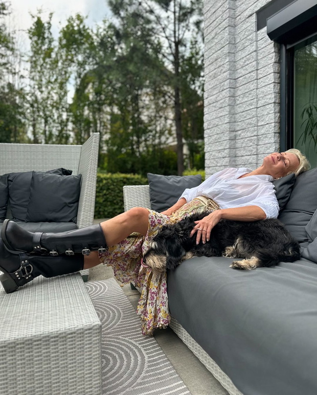 Małgorzata Kożuchowska w butach idealnych na zimę