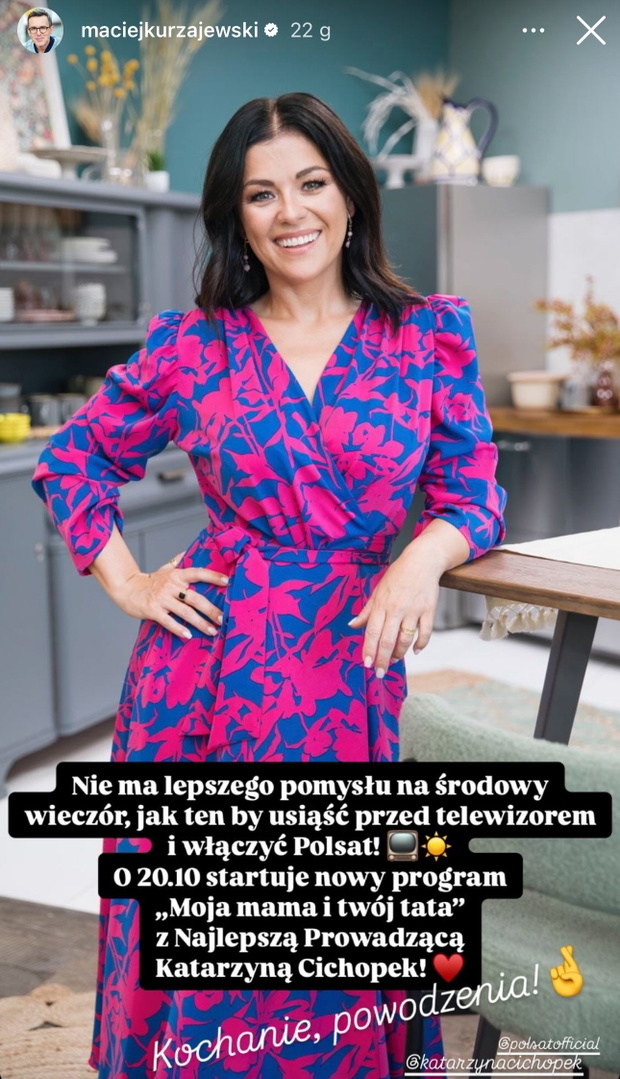 Kurzajewski wspiera Cichopek