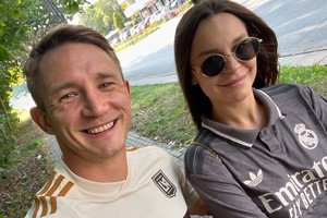 Jakub Rzeźniczak wdał się w dyskusję z byłą partnerką