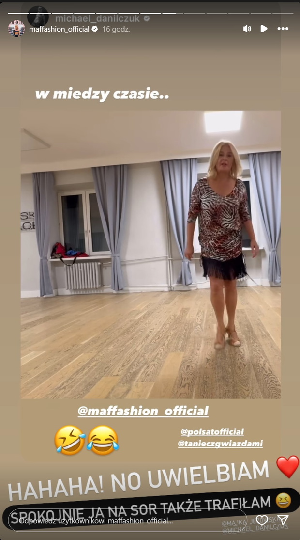 Majka Jeżowska o treningach do Tańca z Gwiazdami