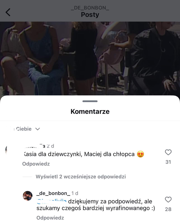 Partnerka Marcina Hakiela odpowiada na komentarz fanki
