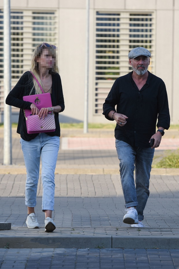 Jacek Kopczyński z tajemniczą blondynką