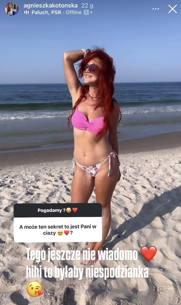 Agnieszka Kotońska o ciąży