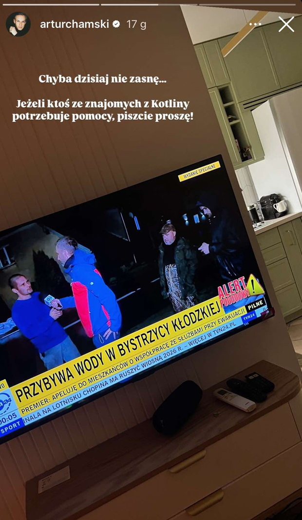 Artur Chamski o powodzi