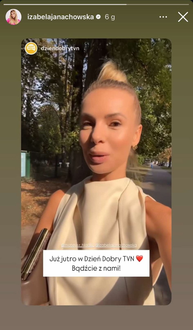Izabela Janachowska pojawi się w Dzień Dobry TVN