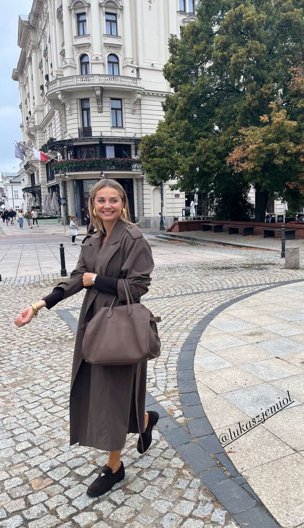 Małgorzata Socha w jesiennej stylizacji