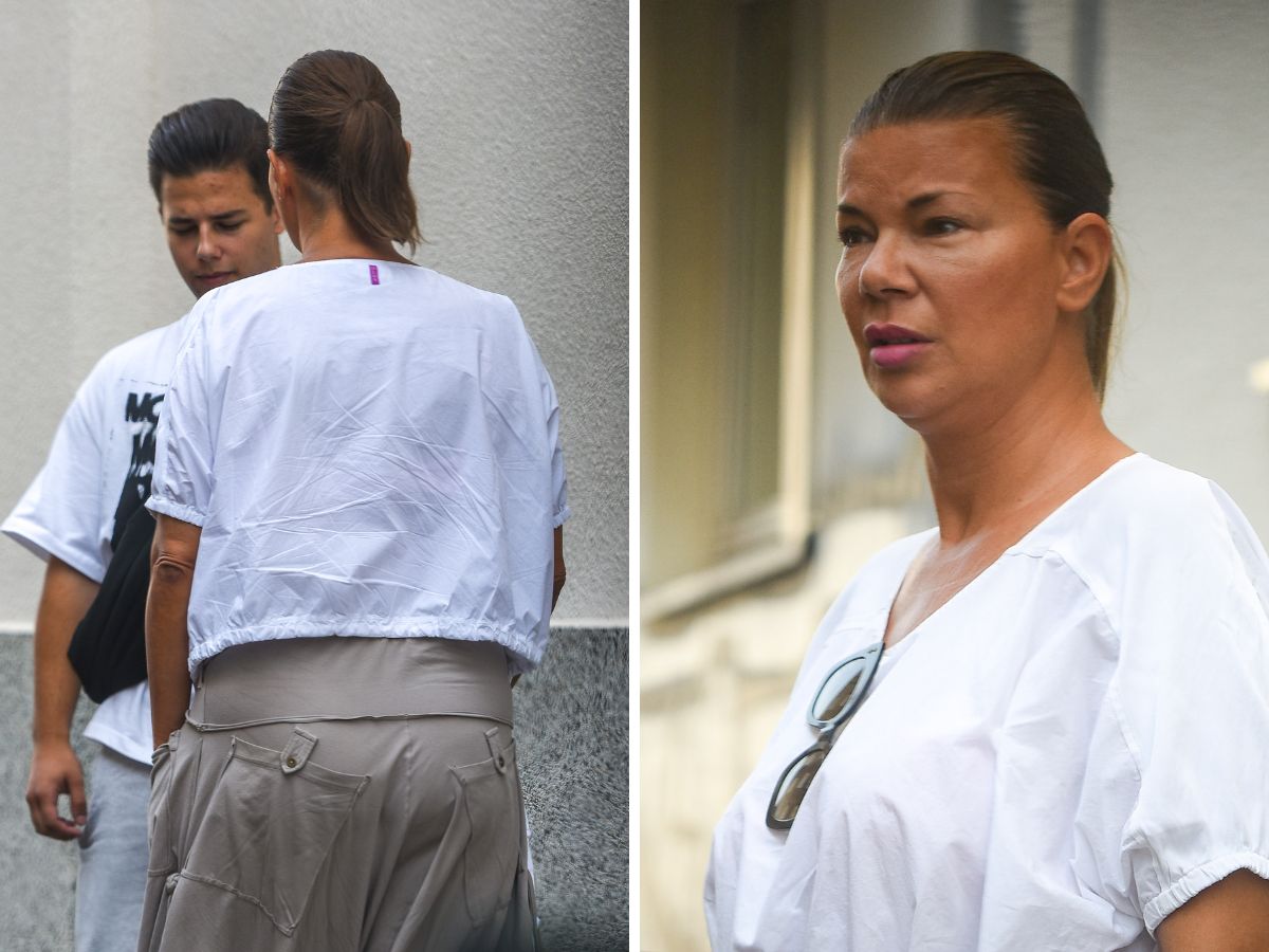 Edyta Górniak na spotkaniu z synem