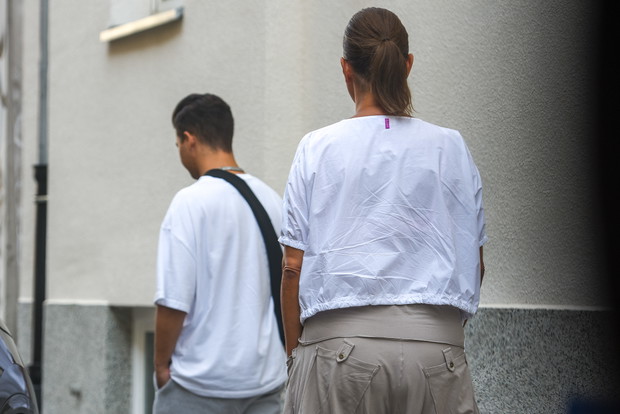Edyta Górniak na spotkaniu z synem