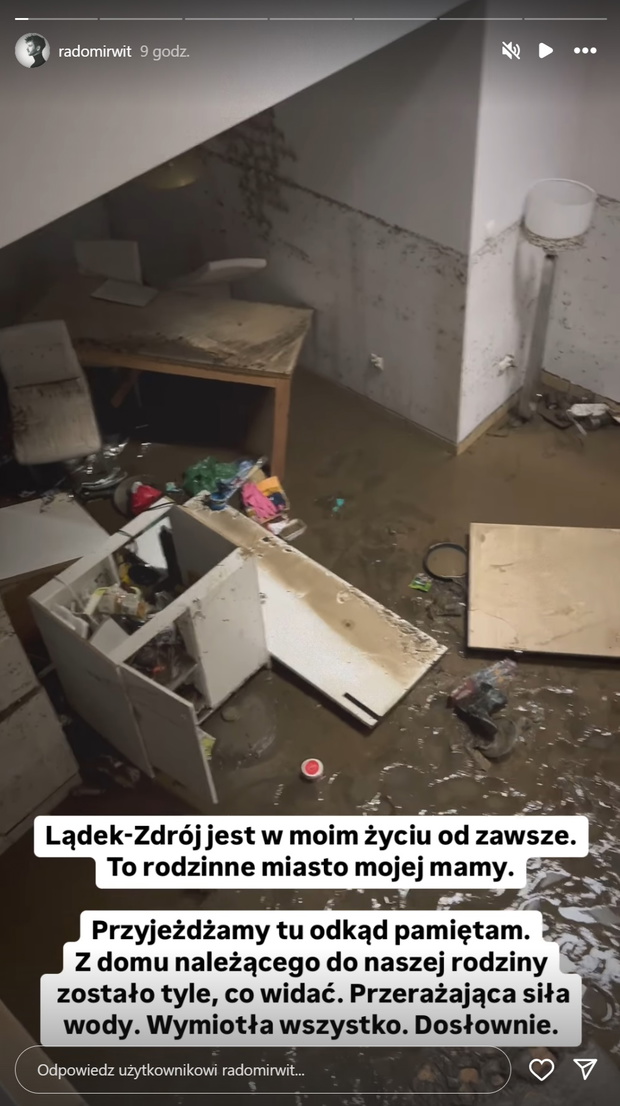 Radomir Wit pokazał skalę zniszczeń po powodzi