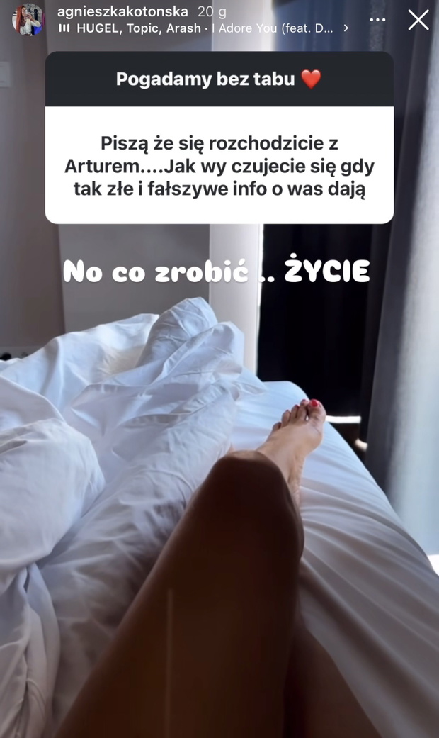 Agnieszka Kotońska o rozstaniu
