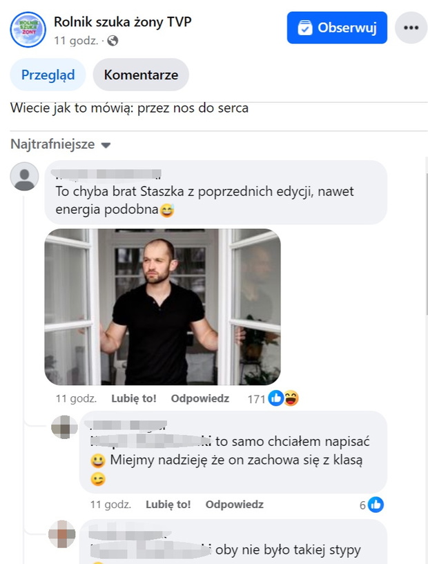 Rolnik szuka żony Rafał jest bratem innego uczestnika