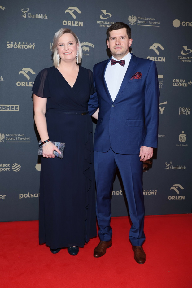 Otylia Jędrzejczak i Paweł Przybyła