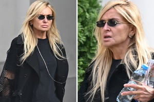 Monika Olejnik w przezroczystym płaszczu przyłapana przez paparazzi
