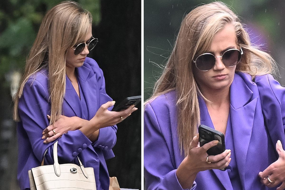 Agnieszka Kaczorowska przyłapana na mieście