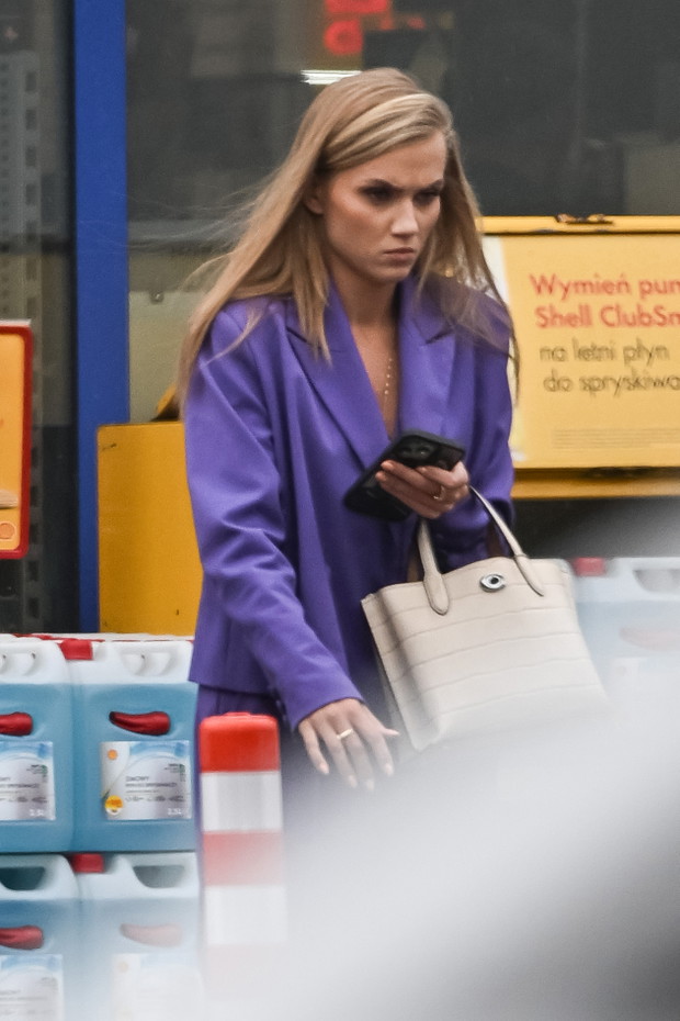 Agnieszka Kaczorowska przyłapana na mieście
